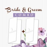 Bride Groom Combo A4 fold  1000+1000